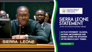 H.E. DR. MICHAEL IMRAN KANU PERMANENT REPRESENTATIVE of Sierra Leone to the UN Security Council