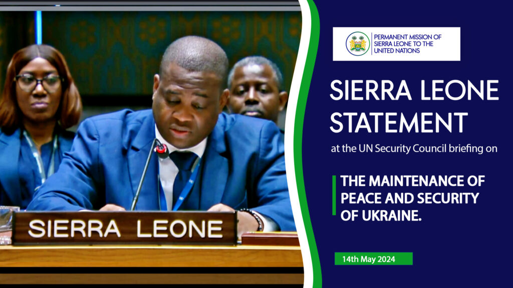 MR. ALAN E. GEORGE - PERMANENT MISSION OF THE REPUBLIC OF SIERRA LEONE TO THE UNITED NATIONS