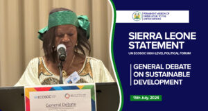 Madam Kenyeh Barlay - GENERAL DEBATE ON THE HIGH-LEVEL SEGMENT OF THE HIGH-LEVEL POLITICAL FORUM ON SUSTAINABLE DEVELOPMENT