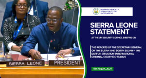 Sierra Leone Statement at the UN Security Council Briefing On The Reports Of The Secretary-General On The Sudan And South Sudan – The Darfur Situation (International Criminal Court-ICC-Sudan)