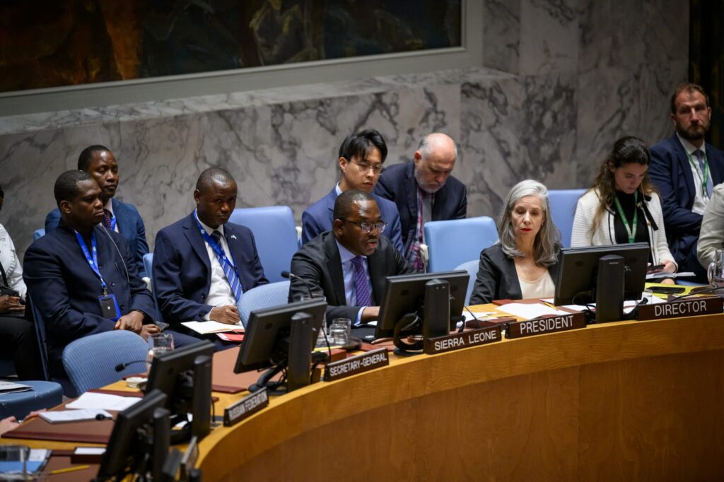 Sierra Leone At The United Nations Security Council Briefing On The Threats To International Peace And Security Caused By Terrorist Acts
