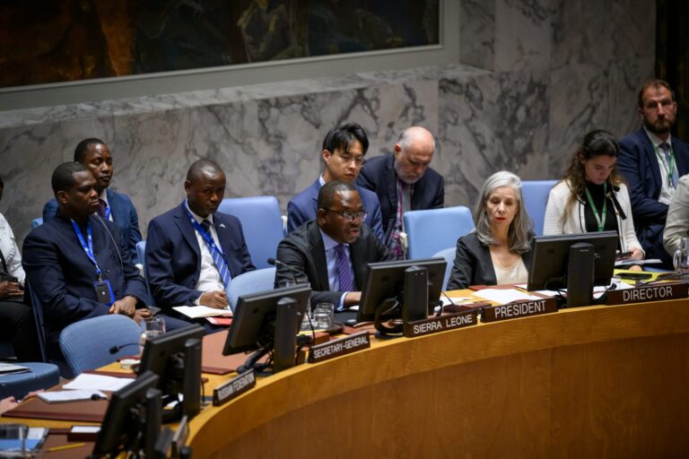 Sierra Leone At The United Nations Security Council Briefing On The Threats To International Peace And Security Caused By Terrorist Acts