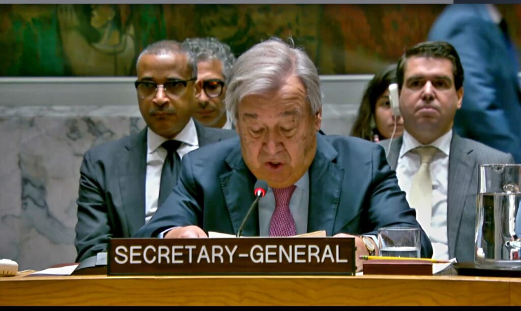 Secretary-General -António Guterres