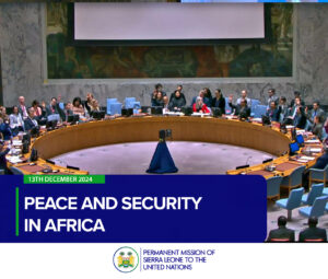 Peace and Security in Africa