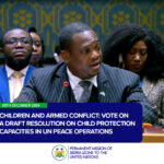 Children and Armed Conflict: vote on a Draft Resolution on Child Protection Capacities in UN Peace Operations