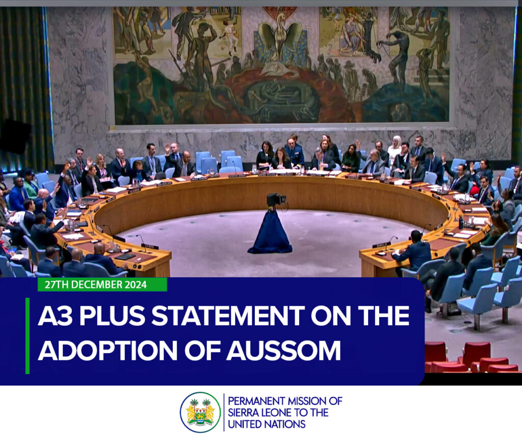 A3 Plus Statement on the adoption of AUSSOM