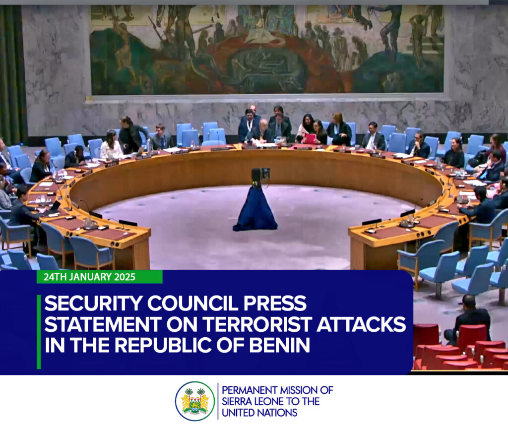 Security Council Press Statement on Terrorist Attacks in the Republic of Benin