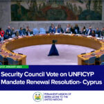 Security Council Vote on UNFICYP Mandate Renewal Resolution- Cyprus